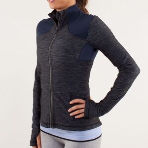 Lululemon Forme Jacket Slub Inkwell Size 10